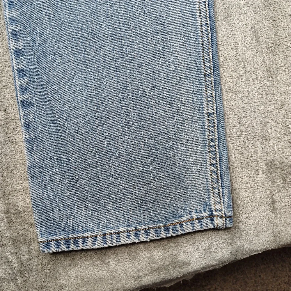 Y2K Levi's 505‎ Regular Fit Jeans Mens 38x34 Light Wash Blue Straight Leg Cotton